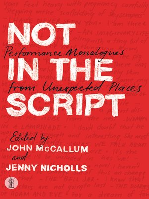 cover image of Not in the Script
